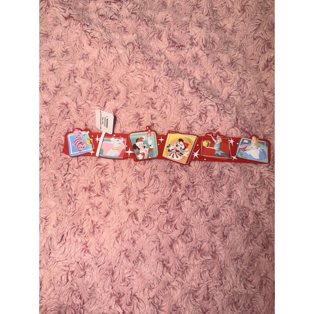 2023 Disney Parks Mickey & Friends Holiday Greetings Christmas Slap Bracelet NEW